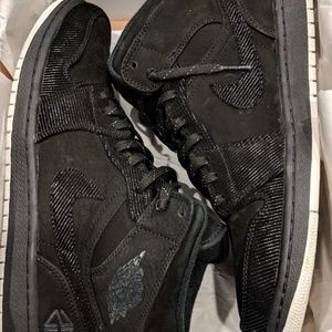 Jordan 1 Mid Suit and Sneakers, size 10.5